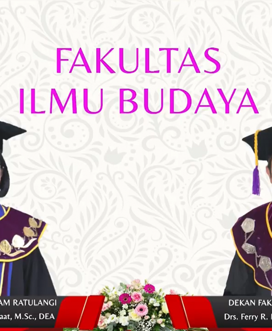 Mahasiswa Prodi Sastra Jerman FIB Unsrat Ijalh Sitaniapessy, S.S. diwisuda hari ini 20 Mei 2021